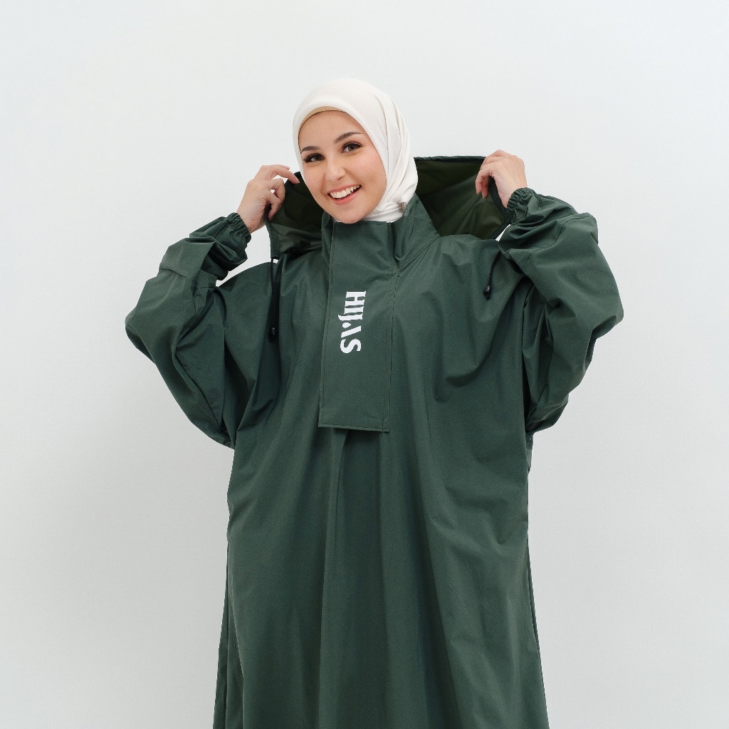 Jas hujan gamis wanita  muslimah outdoor // jas hujan hijab // jas hujan wanita // jas hujan kuat da