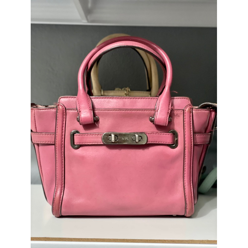 Tas selempang kulit asli C0@ch coc swagger