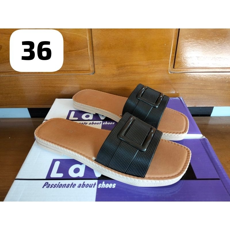 (WAJIB TANYA STOK) Sandal selop wanita laviola size 36