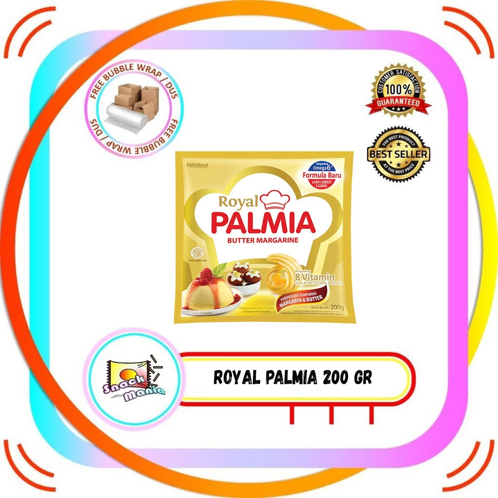 

Royal Palmia Butter Margarine 200 gr Margarin Mentega