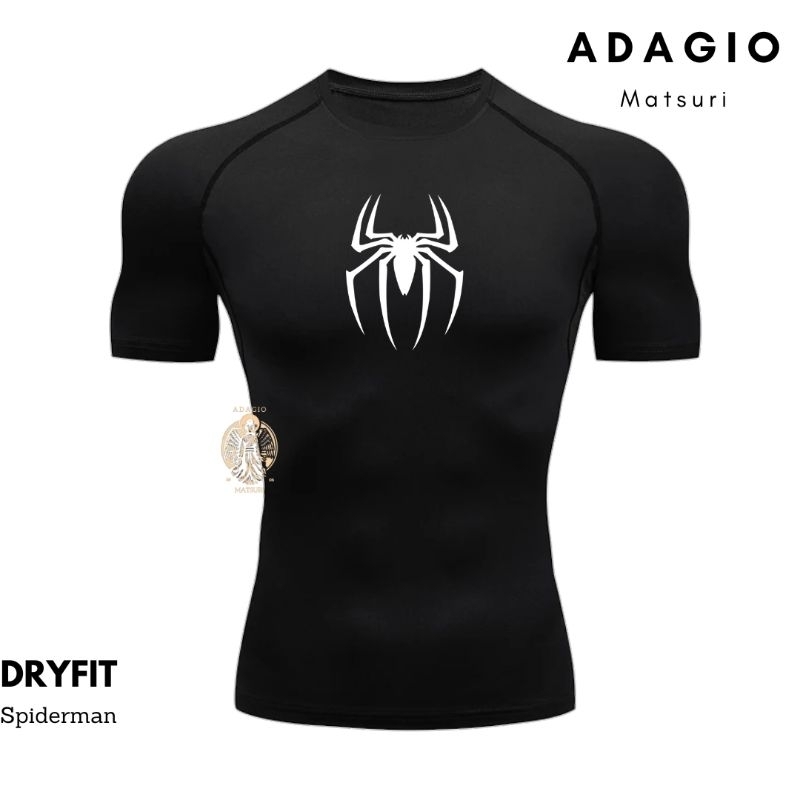 KAOS OLAHRAGA KOMPRESI DRYFIT SPIDERMAN/ KAOS OLAHRAGA SPIDERMAN/ KAOS DRYFIT SPIDERMAN/ KAOS OLAHRA