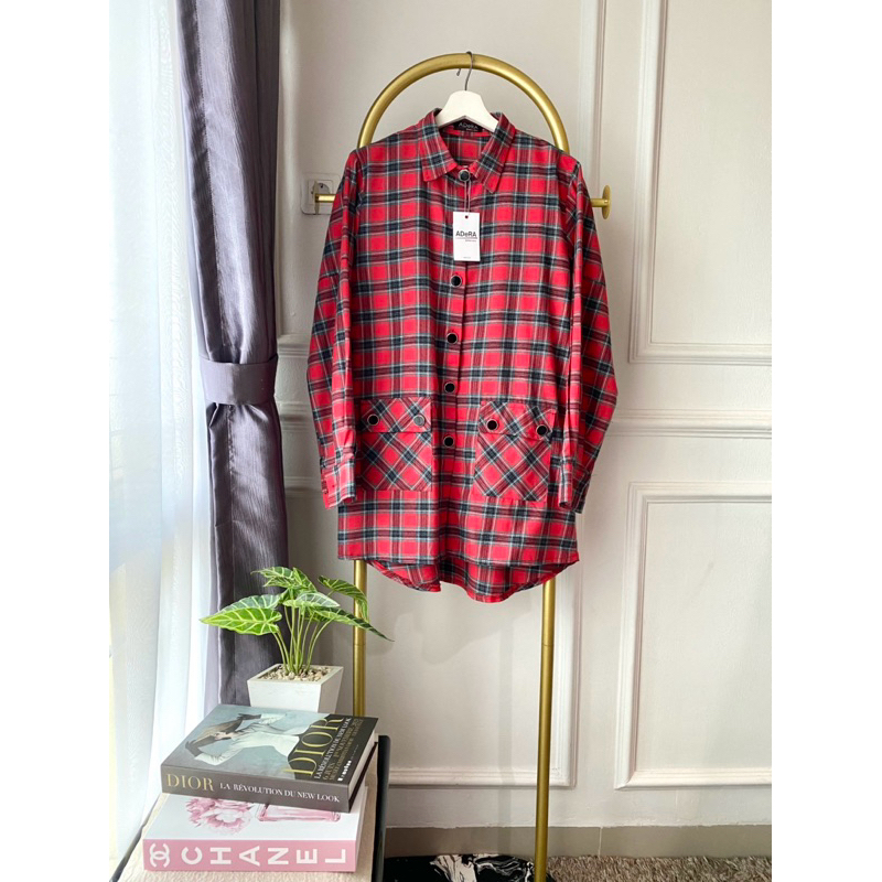 Kemeja flanel wanita / Blouse Tartan Flanel / Kemeja flanel wanita/ Kemeja wanita