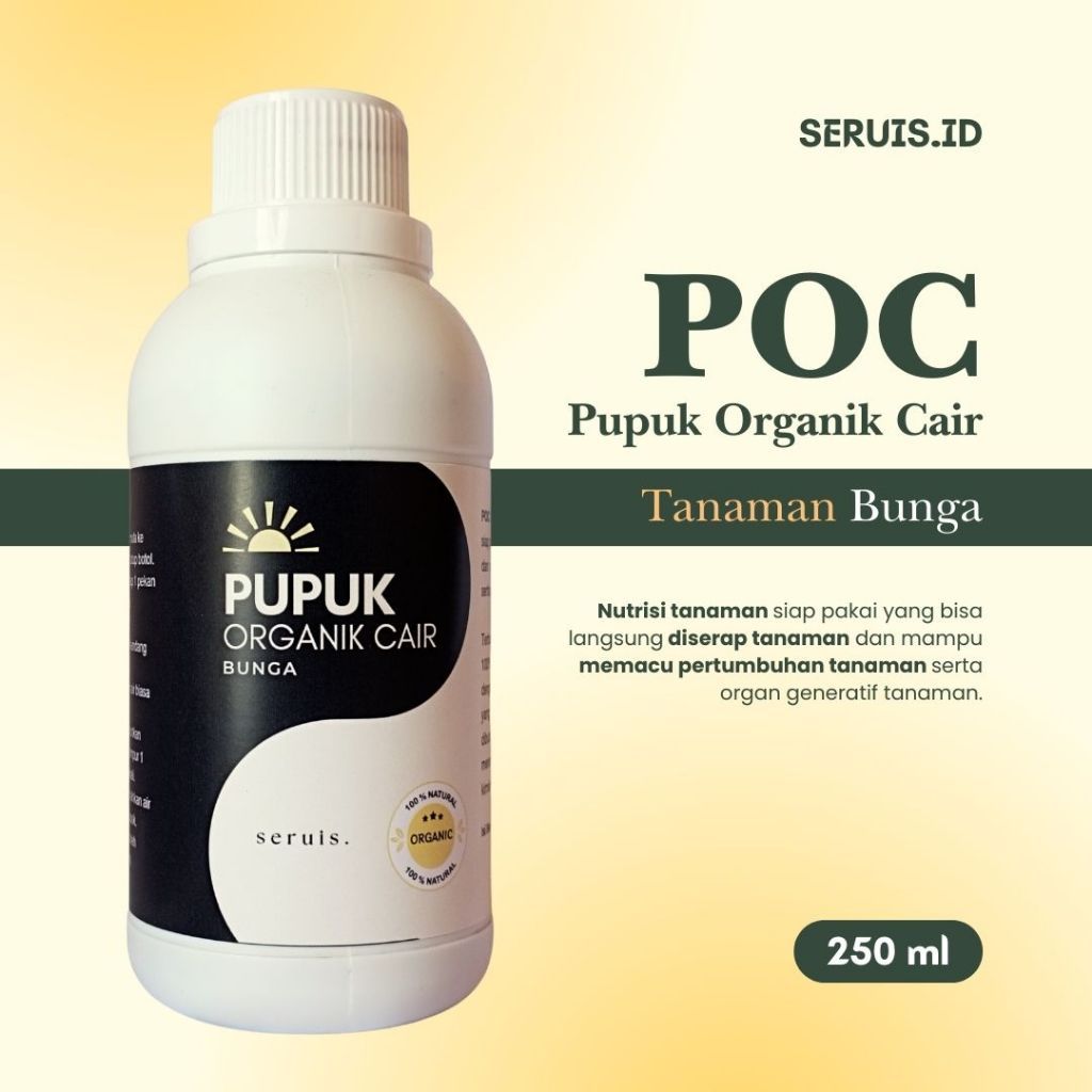 Nutrisi Organik Cair tanaman hias, Nutrisi tanaman hias 100% dengan Bahan Alami