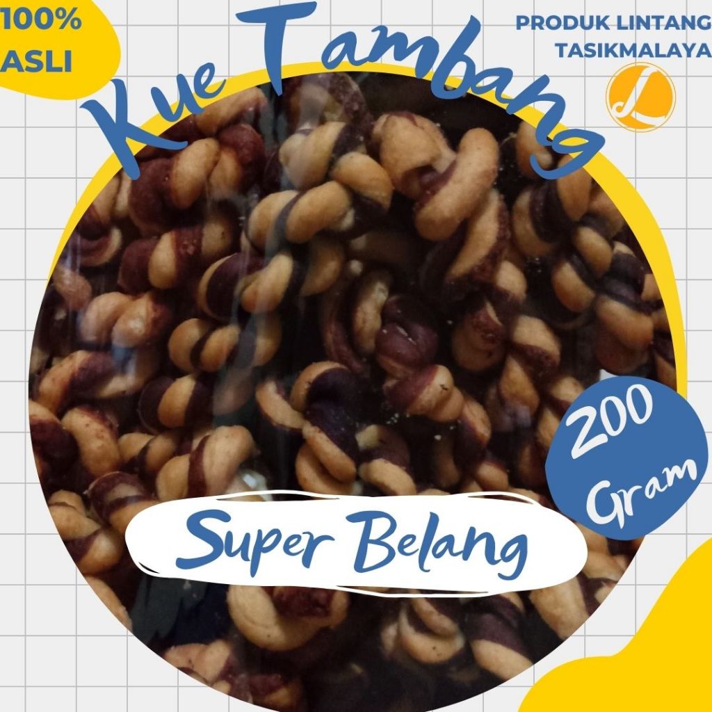 

kue untir untir kue tambang super belang merk lintang tasikmalaya 200 gram