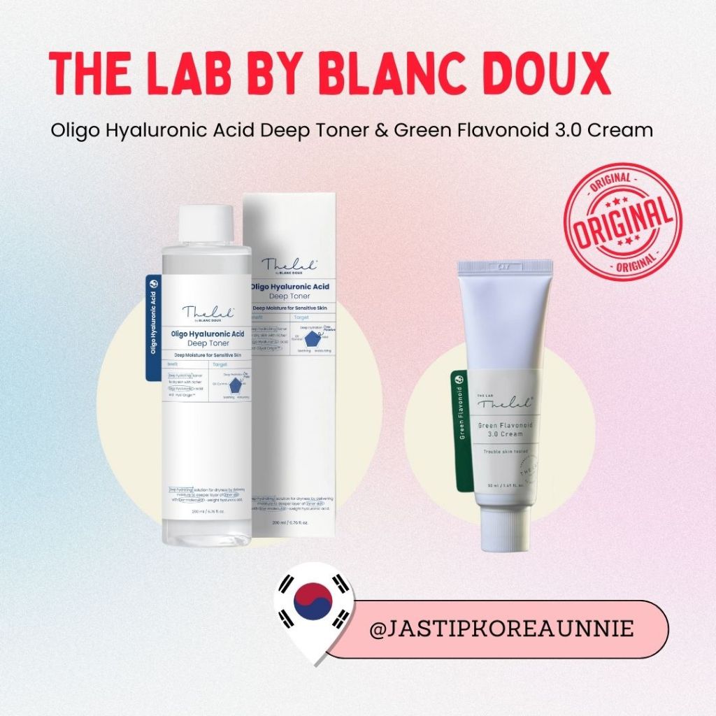 THE LAB by Blanc Doux - Deep Toner & Green Flavonoid Cream