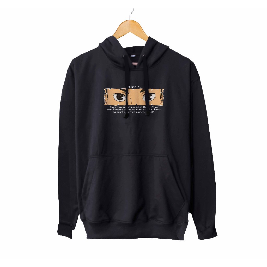Jaket hoodie jumper infinite anime quote from DAICHI SAWAMURA - HAIKYU material cotton fleece