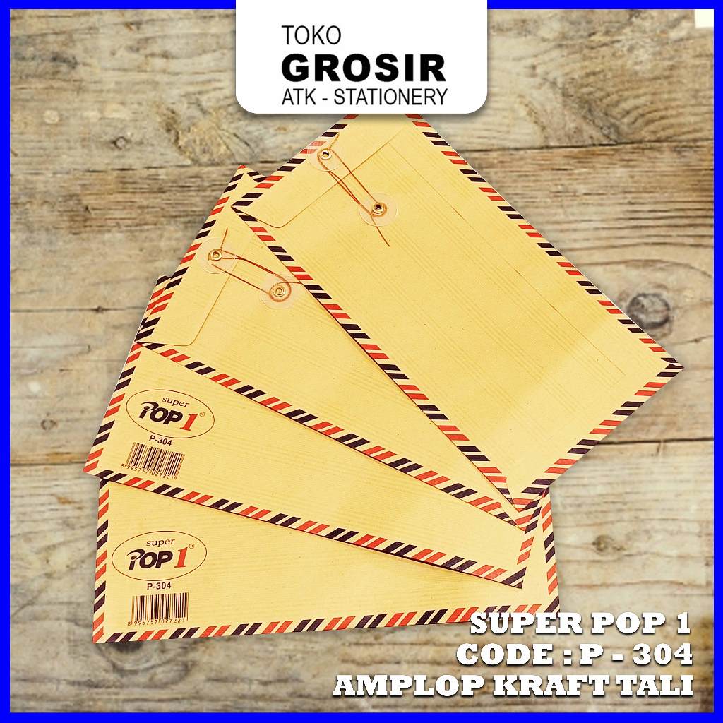 

Amplop Kraft Tali Super Pop 1 - 304