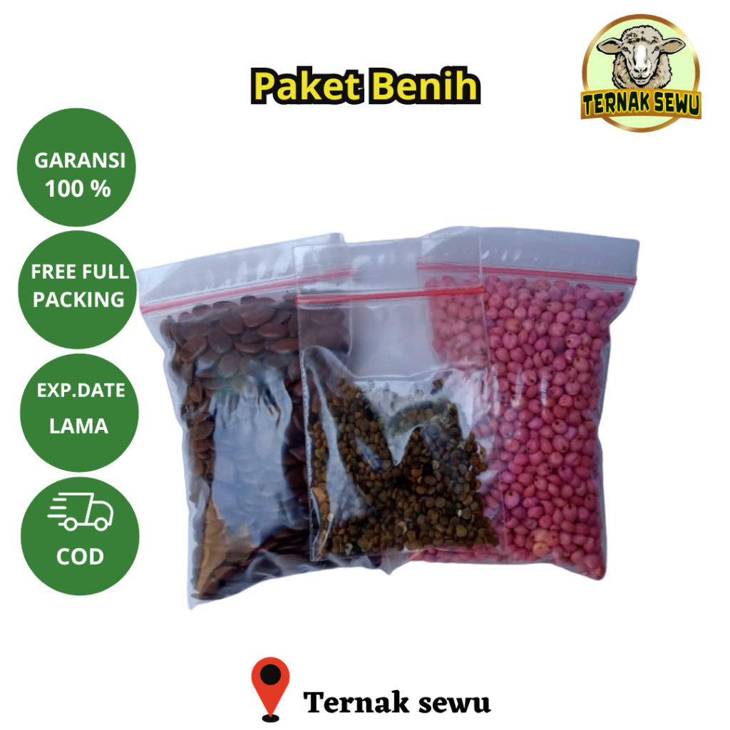 Benih Sorgum, Benih Lamtoro, Benih Indigofera, Benih Gamal, Benih Kaliandra, Benih Sengon Solomon, J