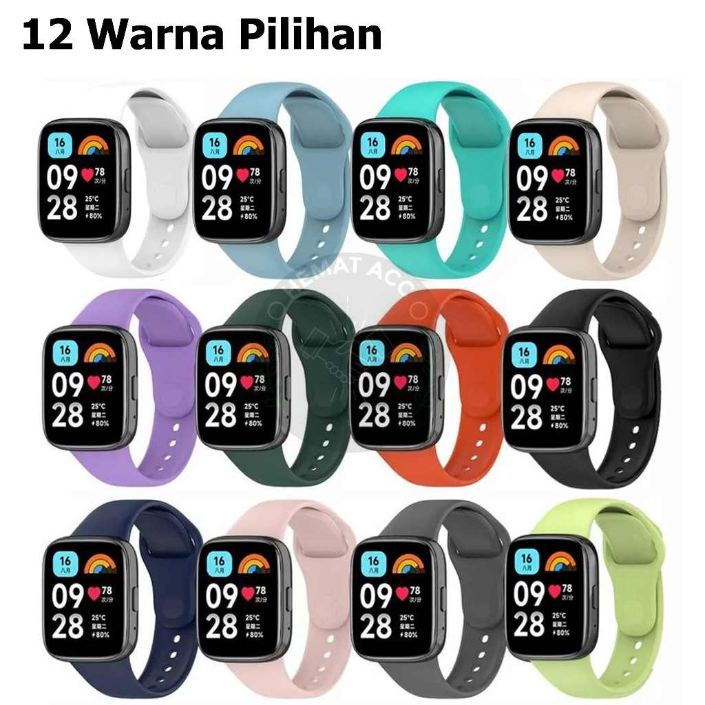 exclusive original strap redmi watch 3 / redmi watch 3 active polos tali jam xiaomi redmi watch 3