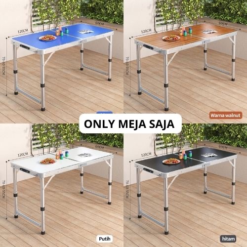 MurahMeja Lipat Meja Belajar Meja Koper Alumunium/Meja Lipat Jualan Serbaguna Meja Camping Outdoor P