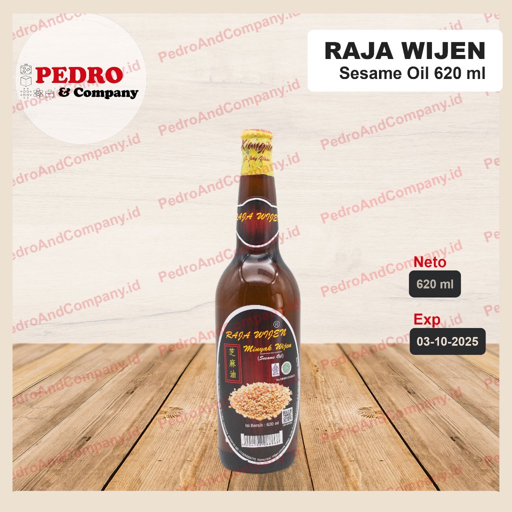 

Raja wijen sesame oil 620 ml - minyak wijen untuk masak