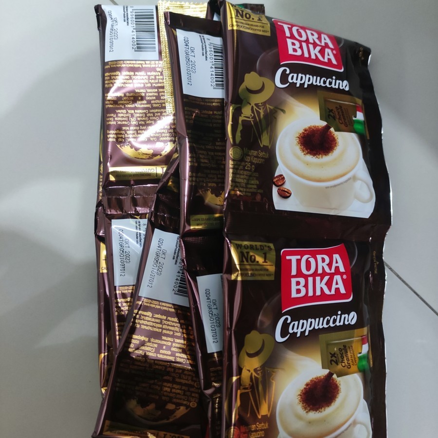 

Kopi Torabika Cappucino renceng 10 sachet @ 25 Gr