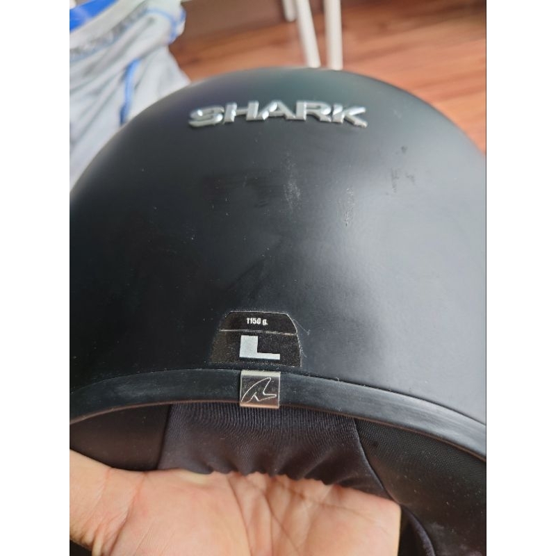 Helm Shark Raw Black Matt