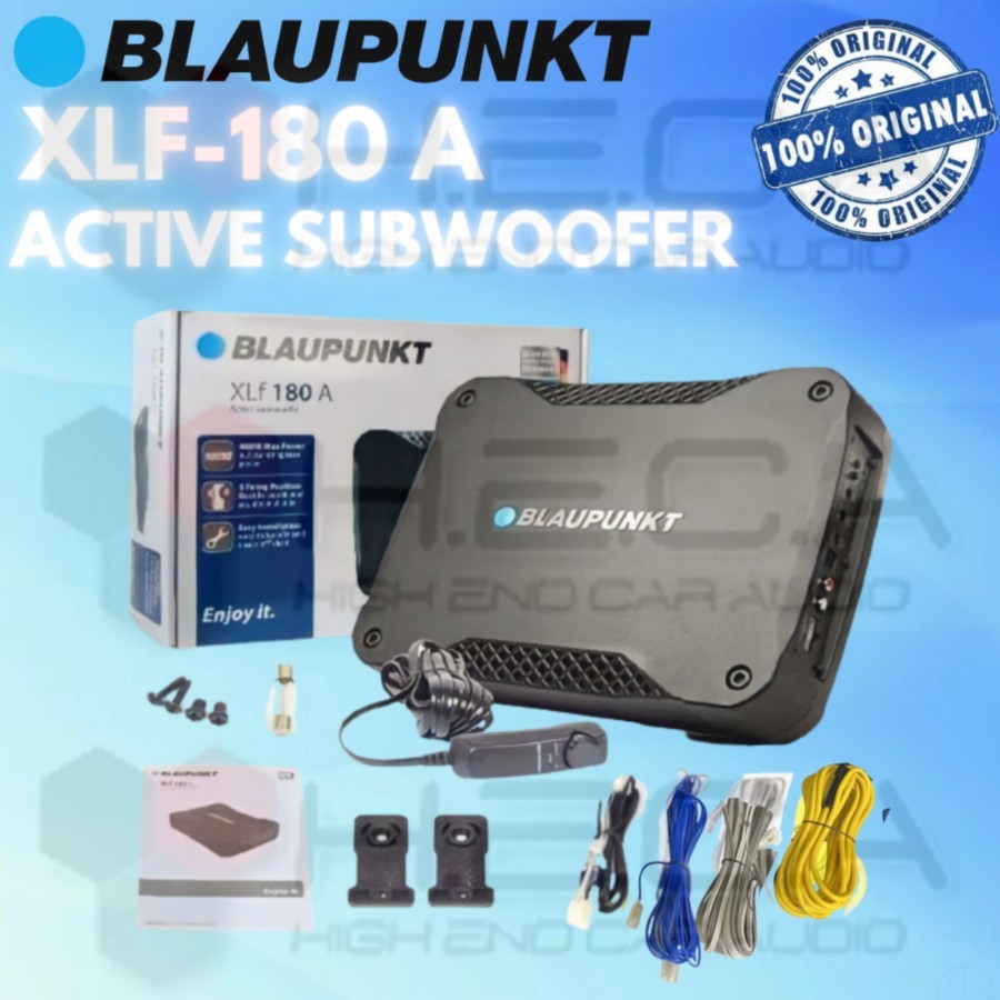 BLAUPUNKT XLF-180A Subwoofer Aktif XLF 180A Active Bass Sub Kolong XLF