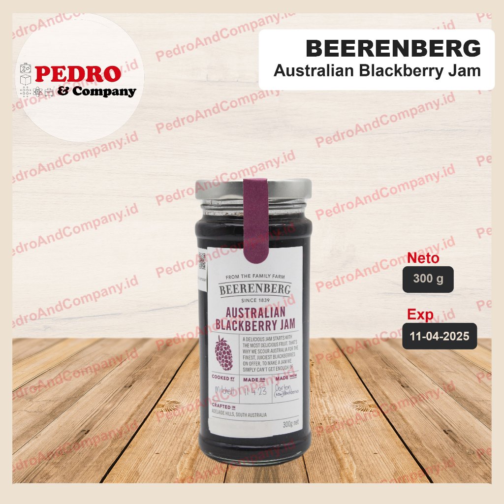 

Beerenberg australian blackberry jam 300 gram - selai roti berry beri