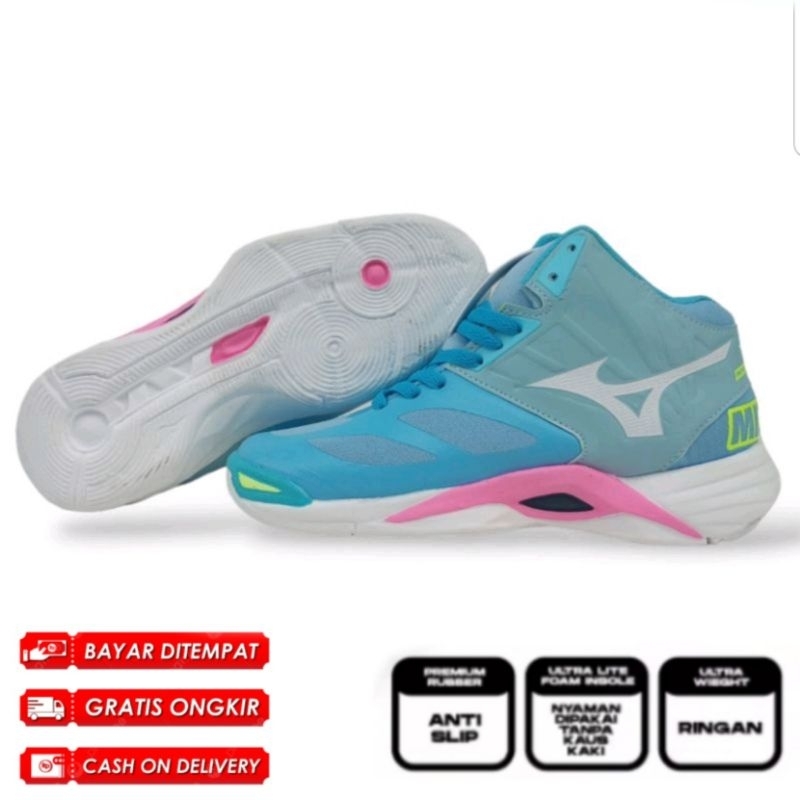 Sepatu mizuno Momentum 2 Sepatu Volly Wanita Terlaris Mizuno Wave Momentum 2