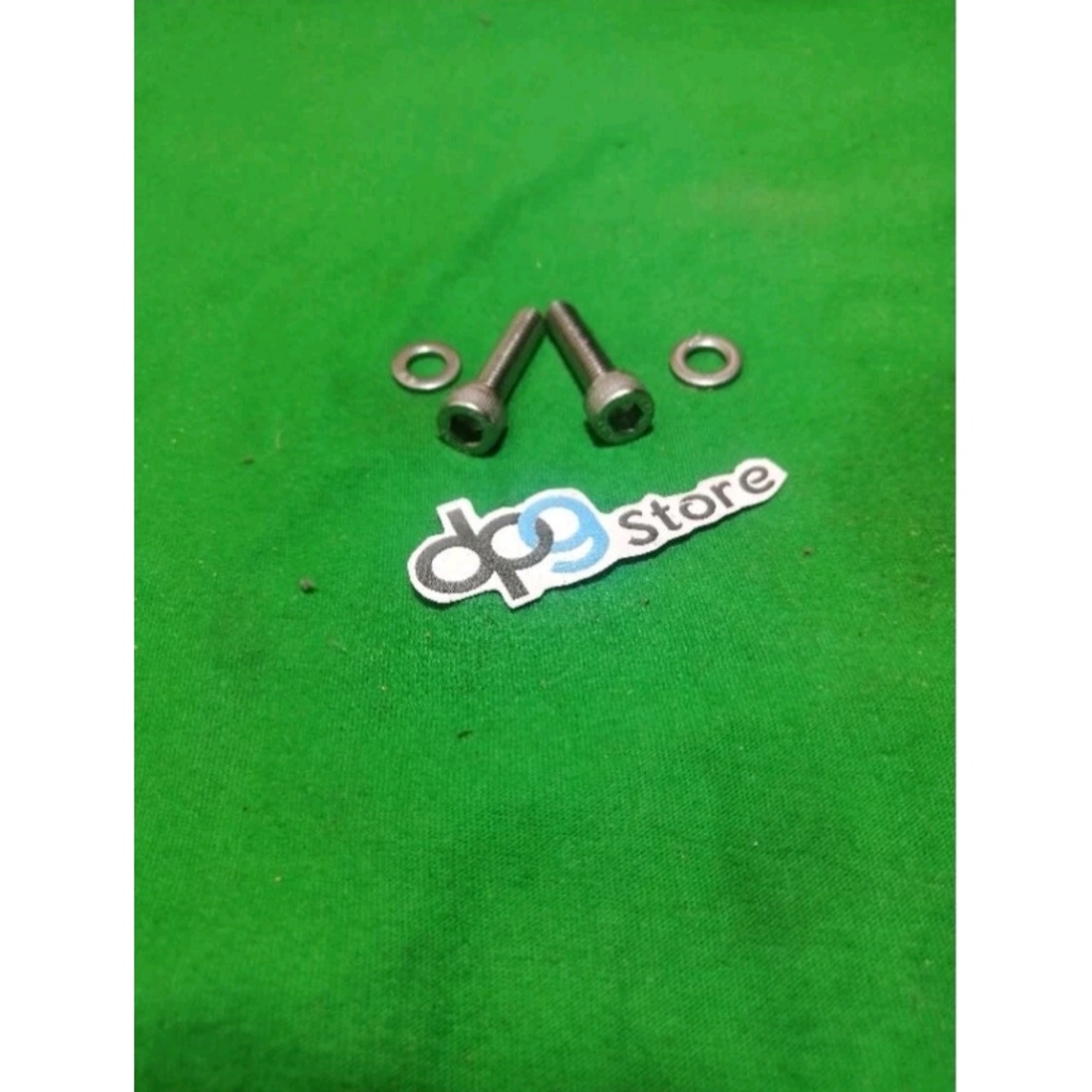 BAUT L STAINLESS TUTUP GEAR DEPAN VIXION