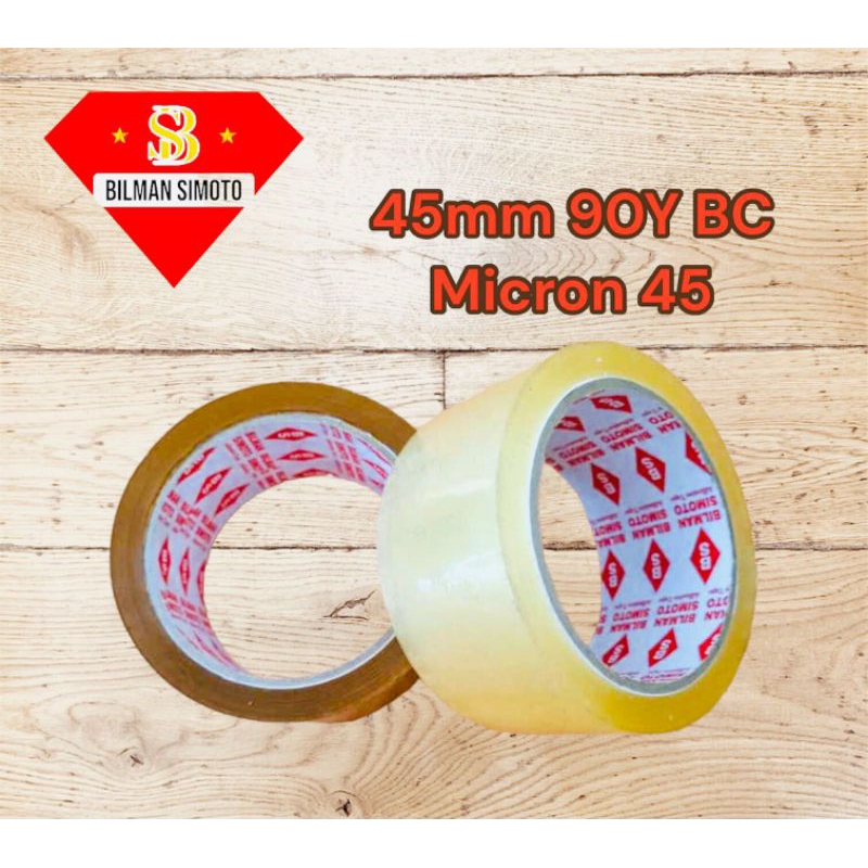 

lakban bening/cokelat 90y BC