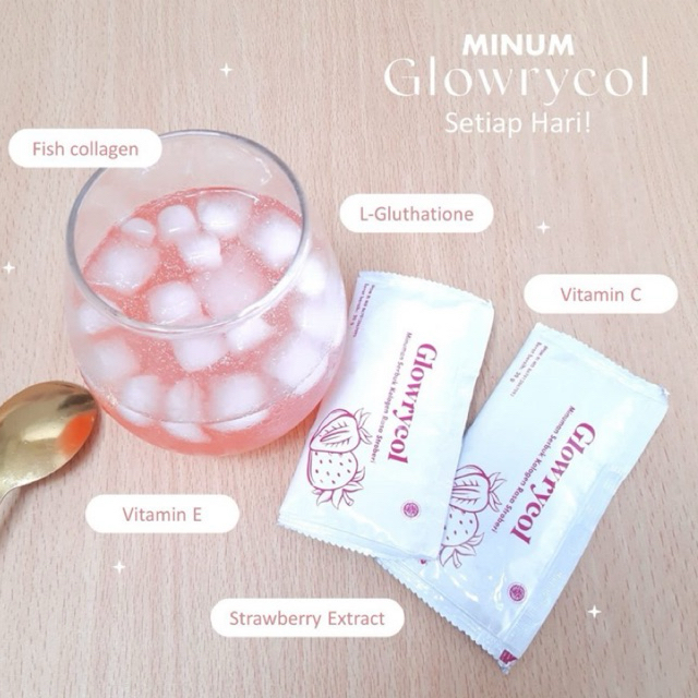 Kolagen Drink BPOM Halal Glowrycol Almayra