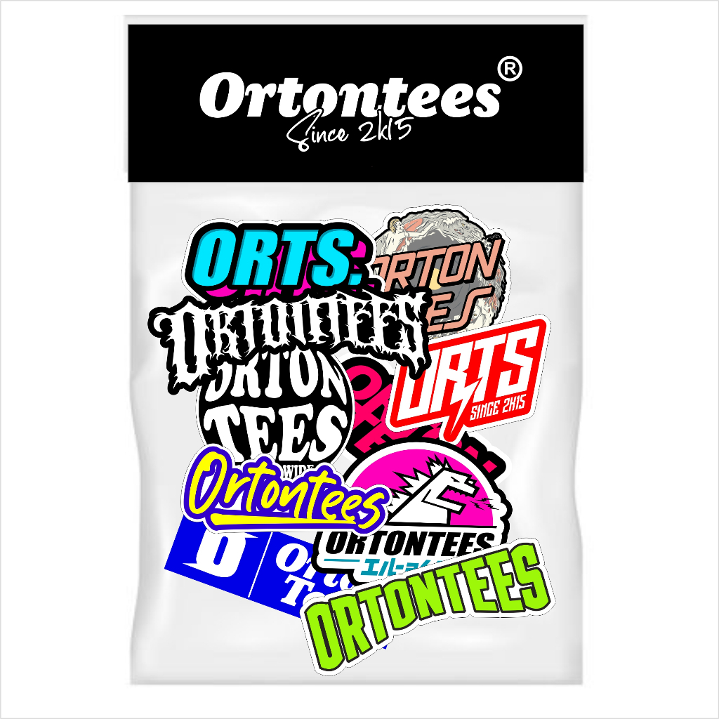 

STICKER PACK ORTONTEES VOL 3 isi 10 Sticker Brand Distro Vinyl Glossy cutting