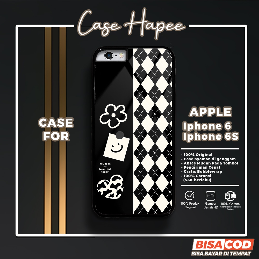 Case Iphone 6 6s Casing Iphone 6 6s [CHSB] Casehapee Case Glossy Case Aesthetic Custom Case Premium 