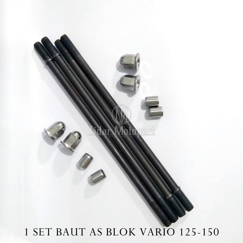 1 Set Baut Tusuk Sate Vario 150 /Baut Ancer Vario 125/Vario 150/Baut As Blok Honda Vario
