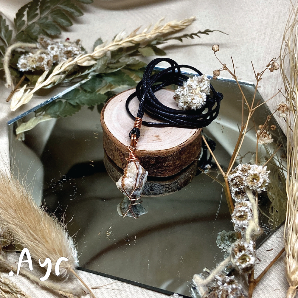 kalung rough onyx necklace