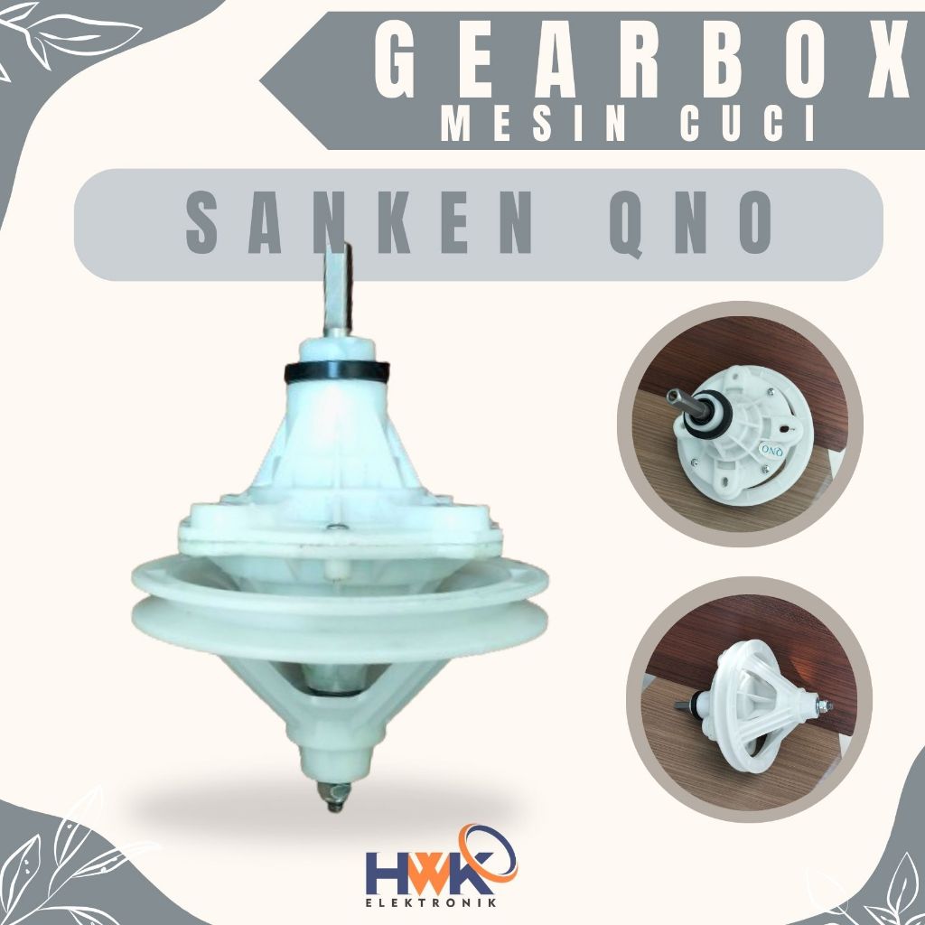 Gearbox Mesin Cuci Sanken As Kotak+Puly / Gearbox Mesin Cuci Sanken 2 Tabung