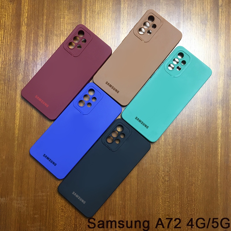 Softcase Pro Camera Samsung A72 Samsung A72 5G Soft Case Candy Case Full Color 3D Silikon TPU Casing