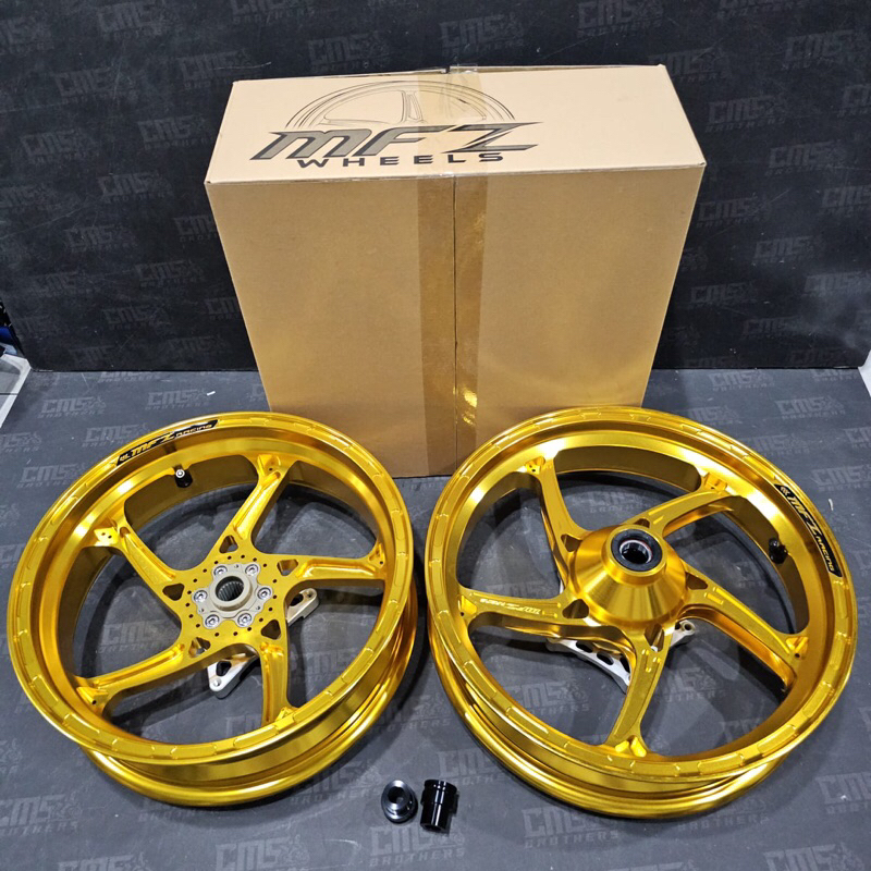 Velg Velek MFZ Racing Forged Rims Yamaha Xmax Old New Gold Original