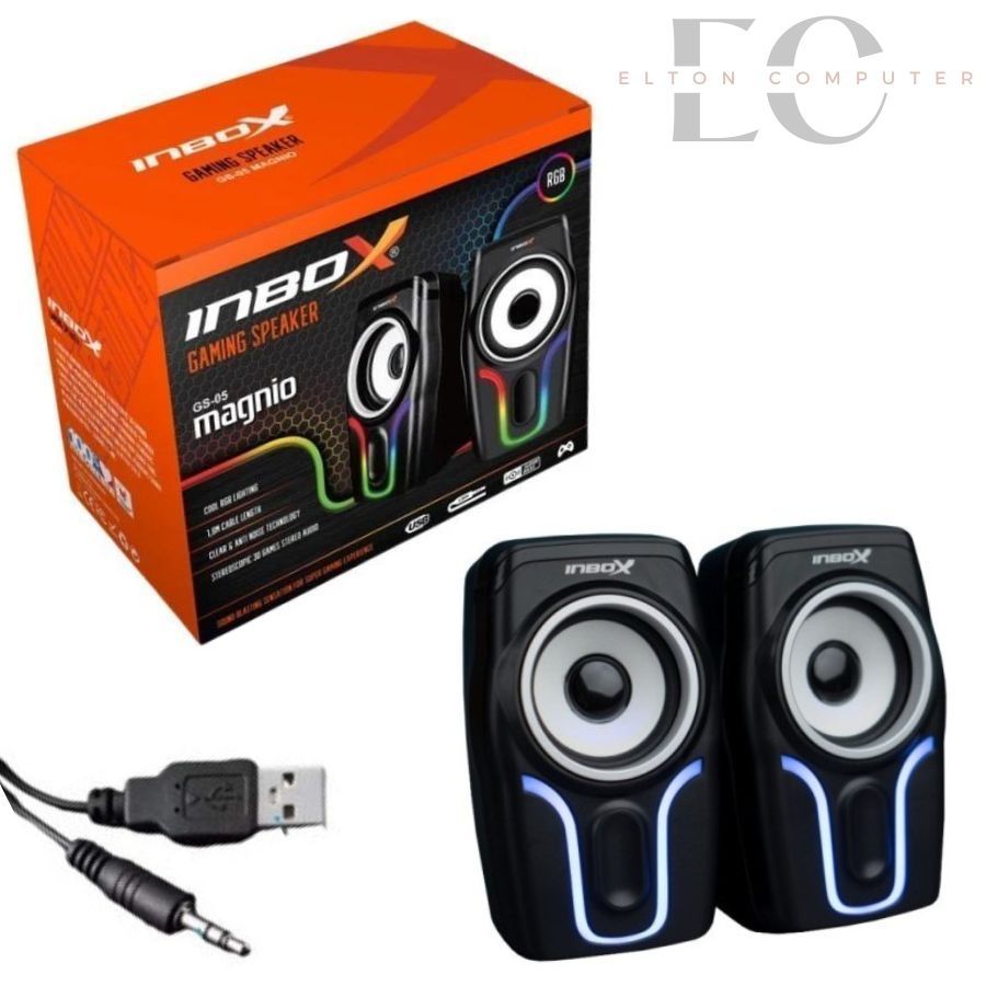 Speaker Gaming Inbox Magnio GS - 05 / Inbox Gaming Speaker Magnio GS - 05 / Speaker gaming RGB GS - 