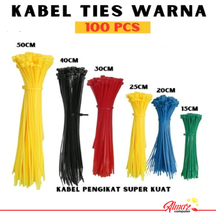 

Kabel Tis 10 cm 15 cm 20 cm 25 cm 30 cm Warna Warni