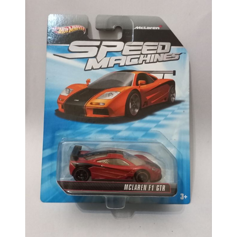 Hotwheels Mclaren F1 Velg CM6 GTR Speed Machines - Carded
