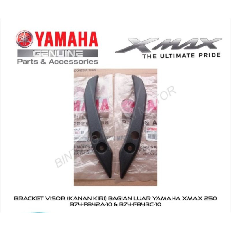 COVER BRACKET DUDUKAN VISOR XMAX 250 ORIGINAL
