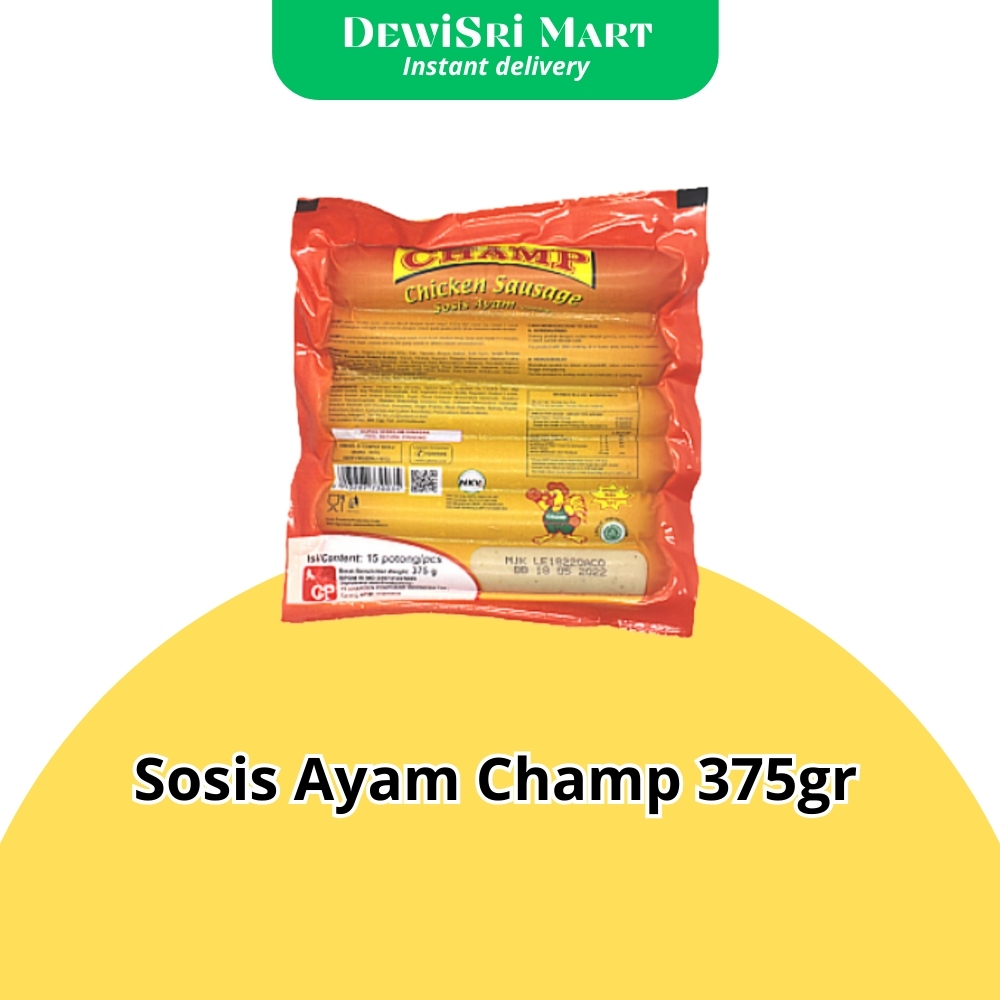 

Sosis Ayam Champ 375gr - Dewi Sri Mart
