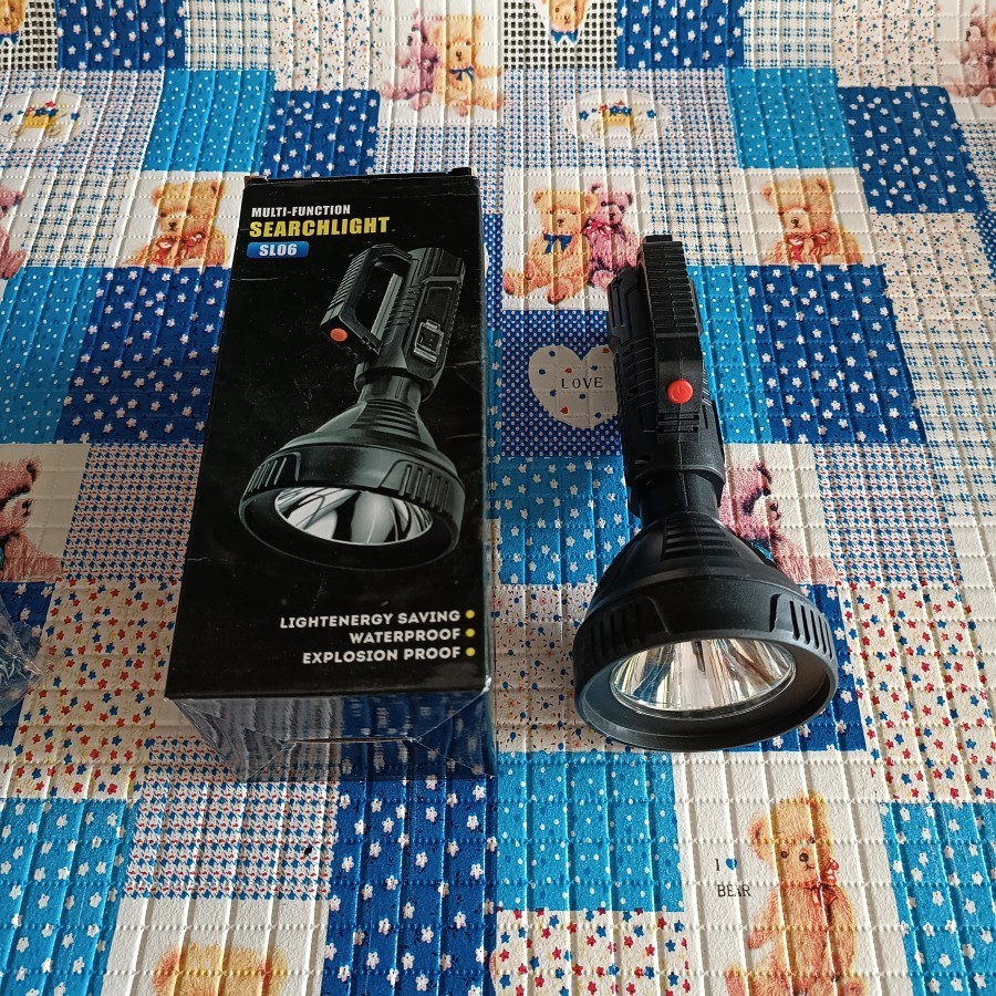 Senter Tangan Led Multifungsi USB Recharge senter sorot