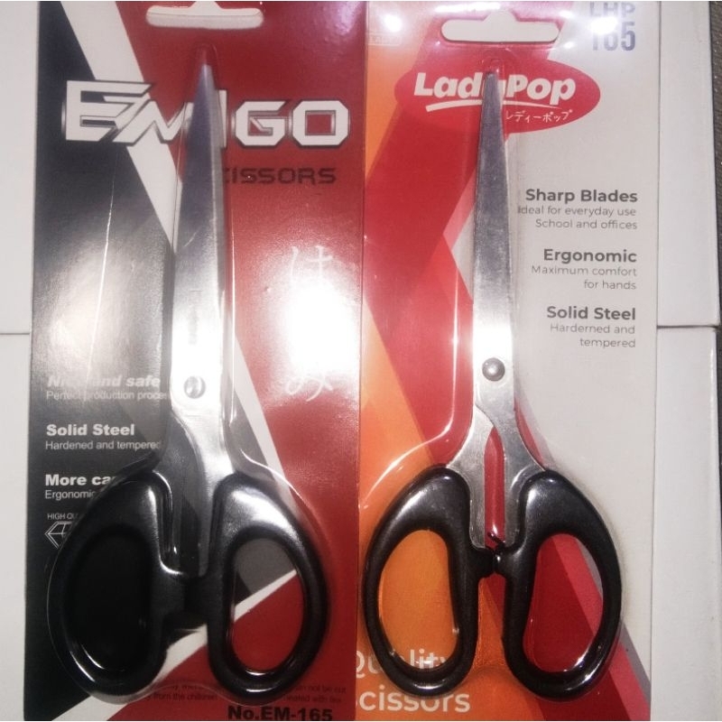 

12 Pcs Gunting Sedang Ladypop/EMIGO LHP 165
