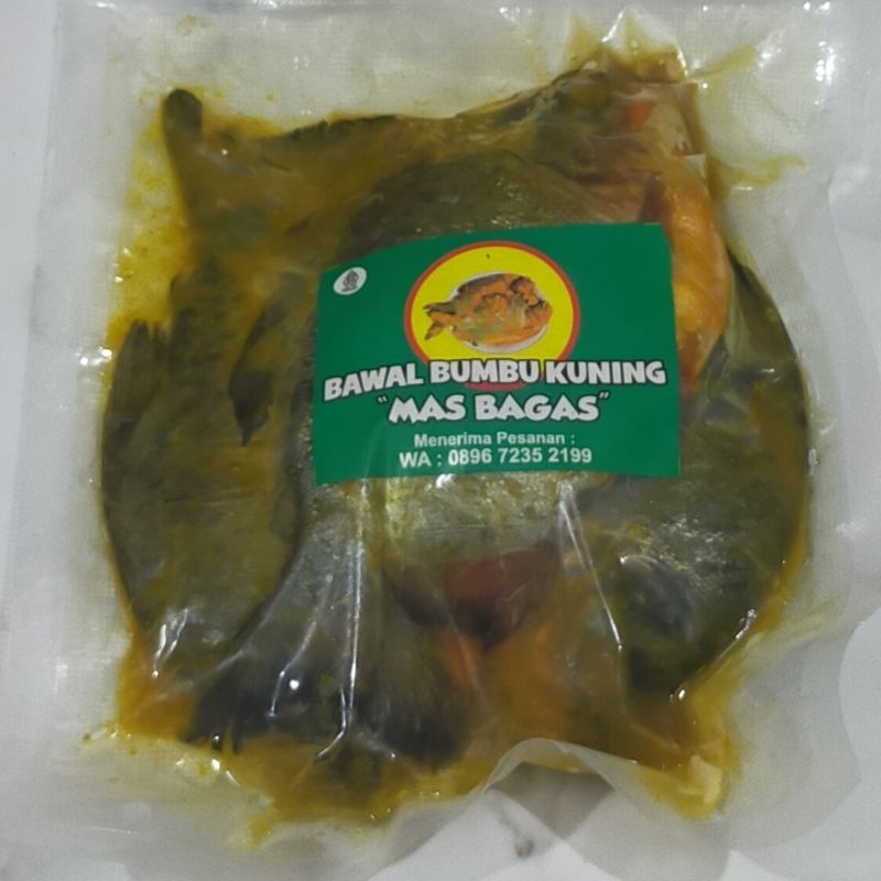 

Ikan Bawal Bumbu kuning 500gram isi 3 ekor