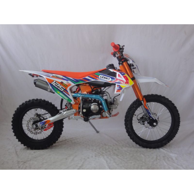 MOTOR MEDIUM TRAIL LENKA MXGP 222 MESIN 4 TAK 125 CC MANUAL KOPLING RING 14 - 17 - MAINAN MOTOR CROS