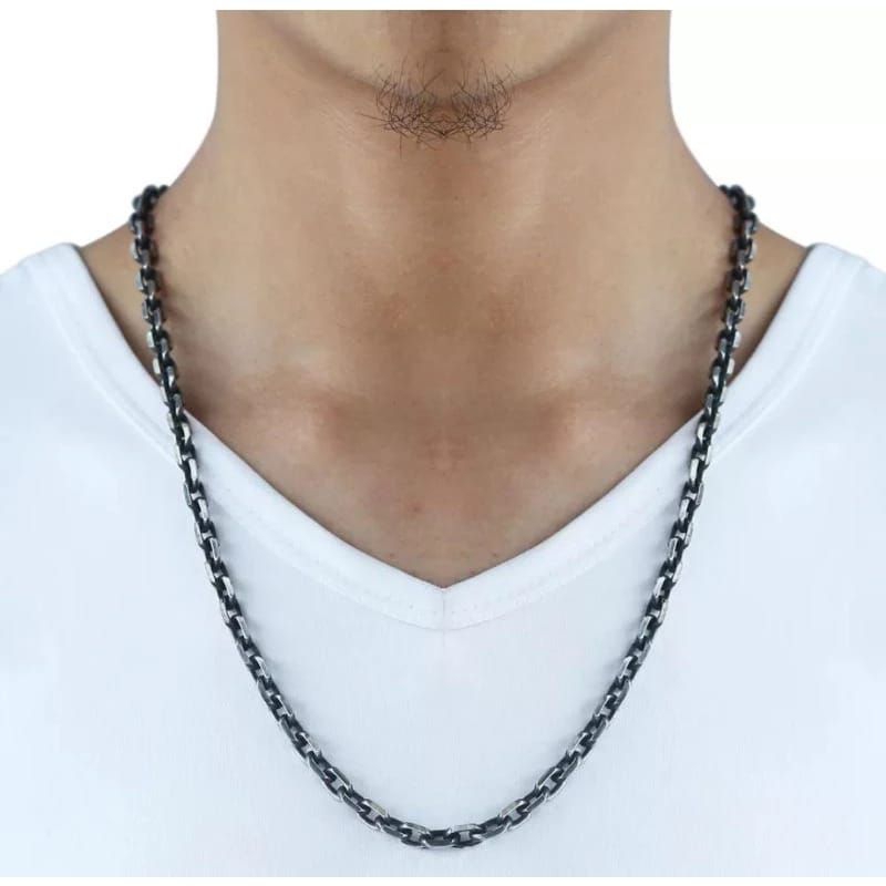 HOT SALE KALUNG RANTAI PRIA BAHAN TITANIUM MODEL RANTAI KAPAL ANTI KARAT TERLARIS