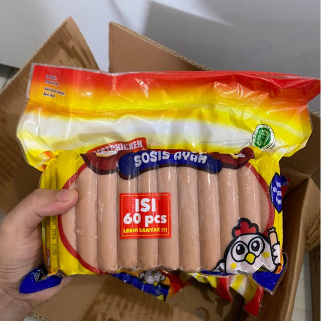 

Bon bon sosis ayam 1kg isi 60bj