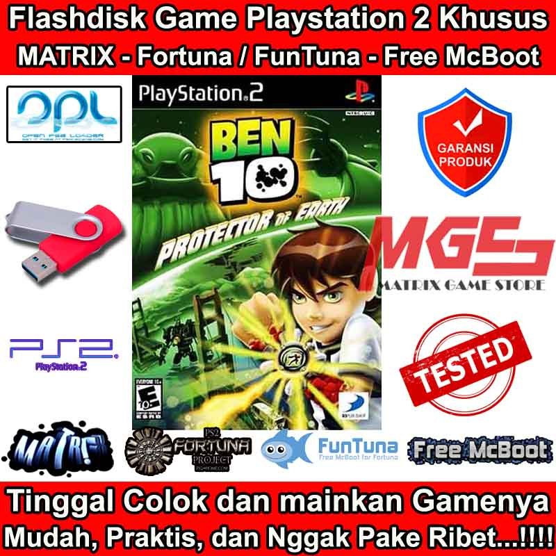 Flashdisk Game PS2 PS 2 Ben 10 - Protector of Earth