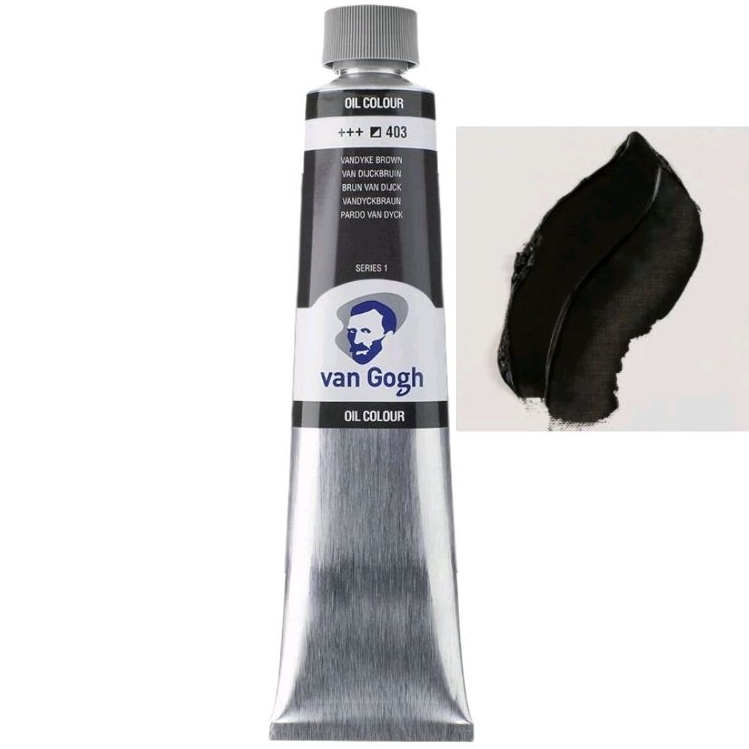 

Cat Minyak Van Gogh Oil Colour 200 ml Vandyke Brown