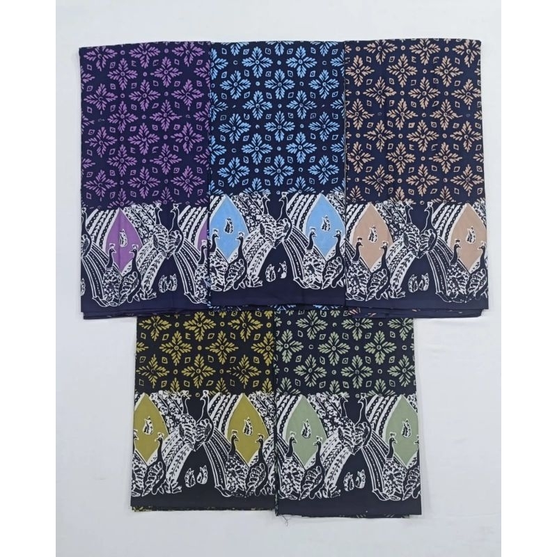 merak ngibing kombinasi batik cap