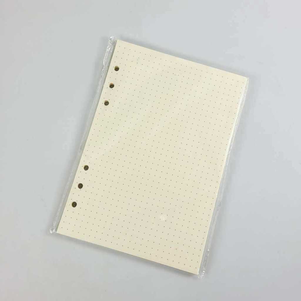 

Kertas Binder Notebook A5 Isi Ulang Model Dots dengan 6 Lubang isi 80 Halaman