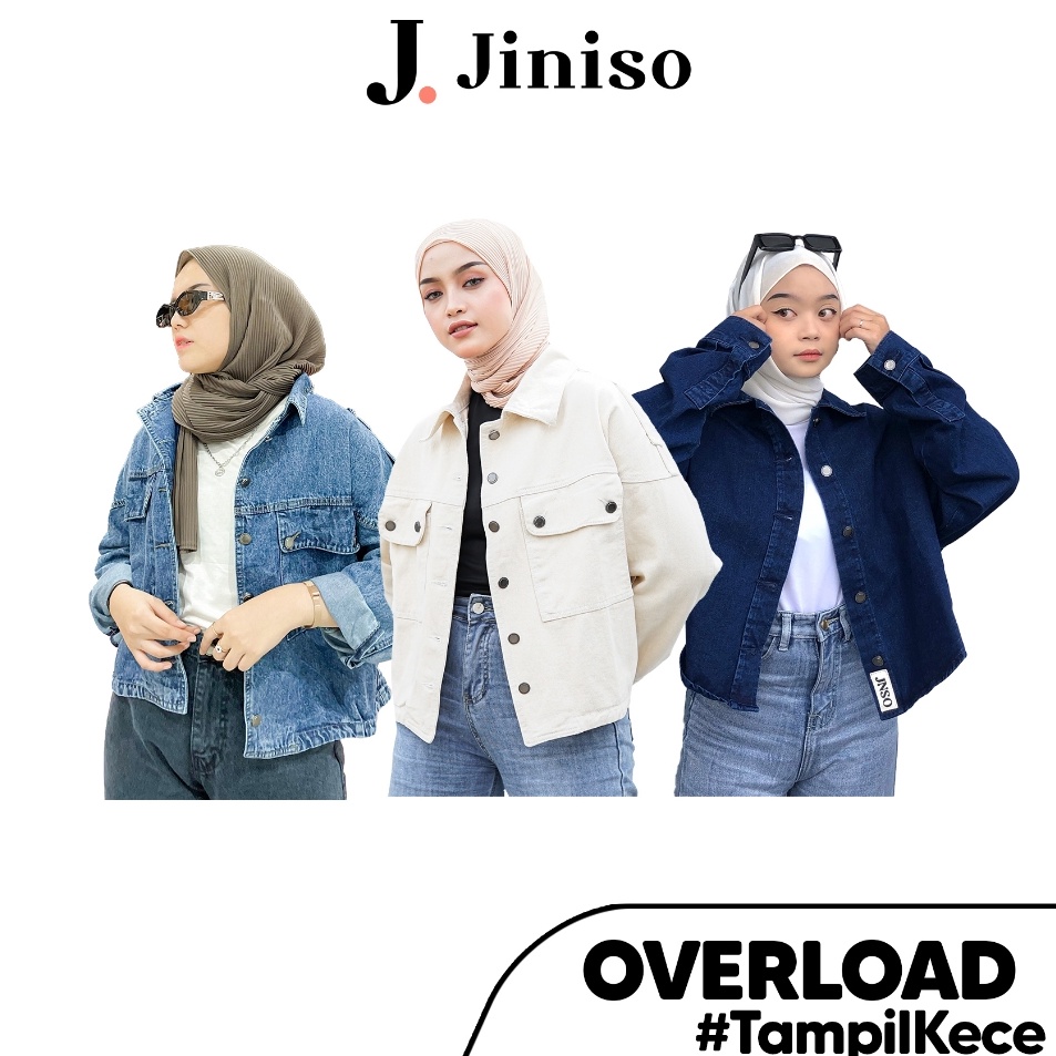 Pesan SajaId3z3Yn JINISO  Oversize Jaket Jeans