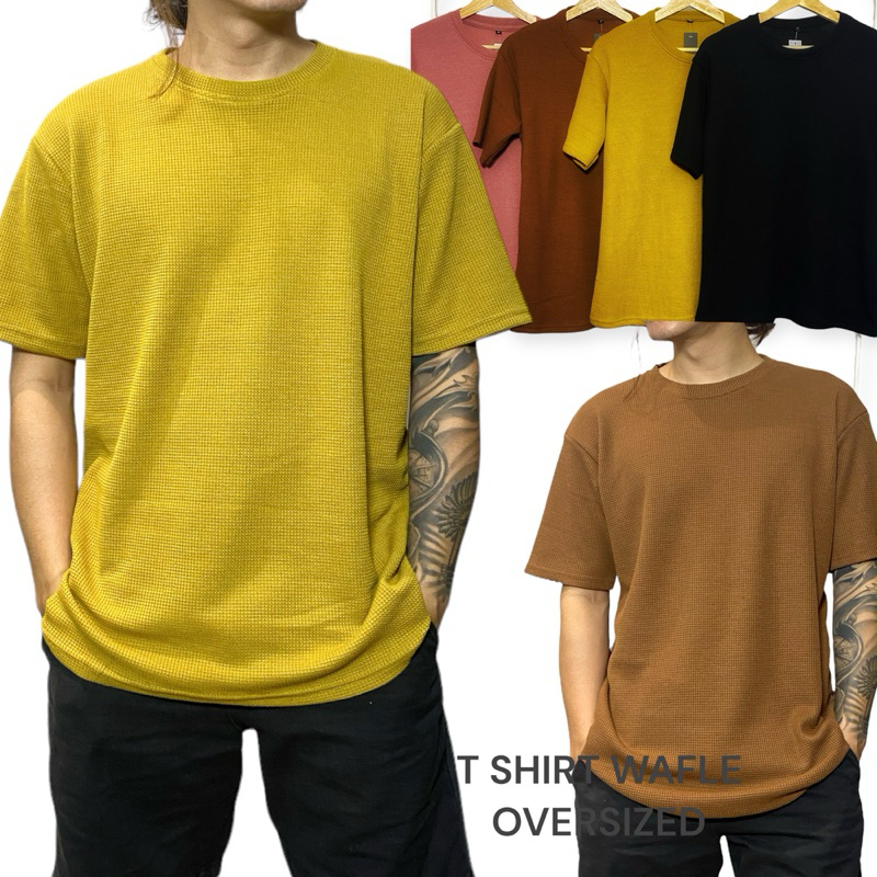 NRKY Kaos basic wafle distro polos premium kaos wafle pria wanita