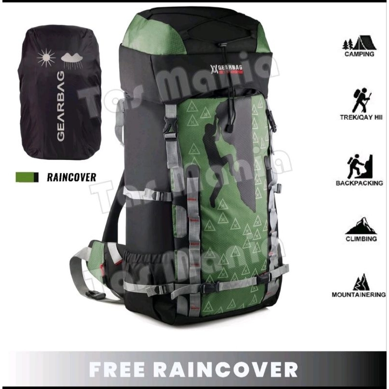 Tas Gunung Carrier 70 80 Liter Gear Bag Original
