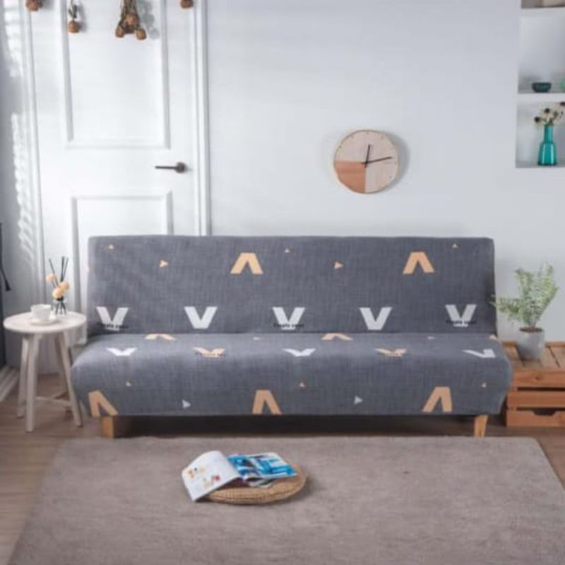 Sarung Sofa Lipat tidur Cover Bed Sofa Strecth Elastis Selimut Kursi Lipat Sarung Bantal Bed Cover