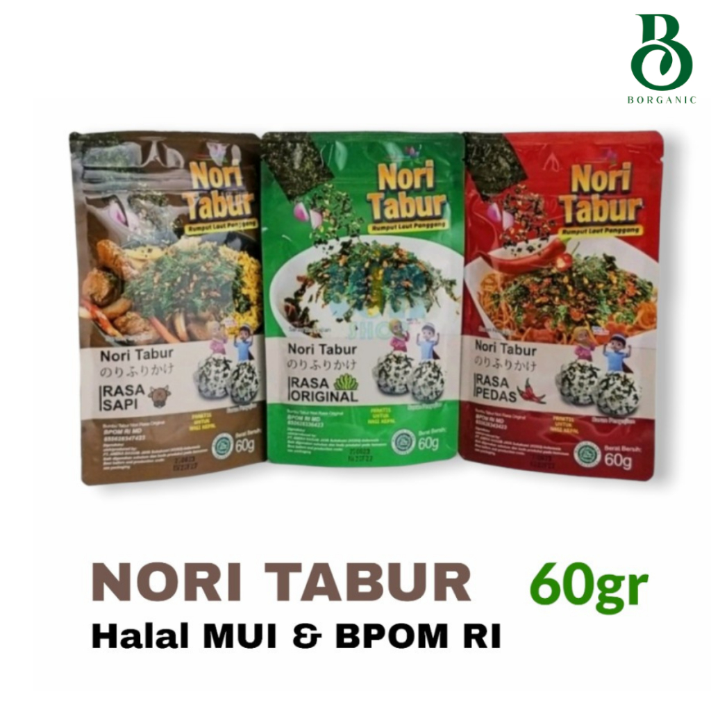 

Java Super Food - Nori Tabur Rumput Laut Panggang 60gr - Korean Food Jumeokbap Marinasi